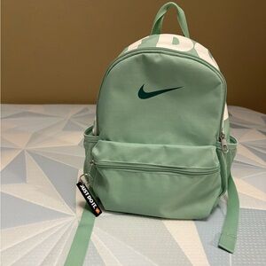 Nike Mint Green Backpack with Logo